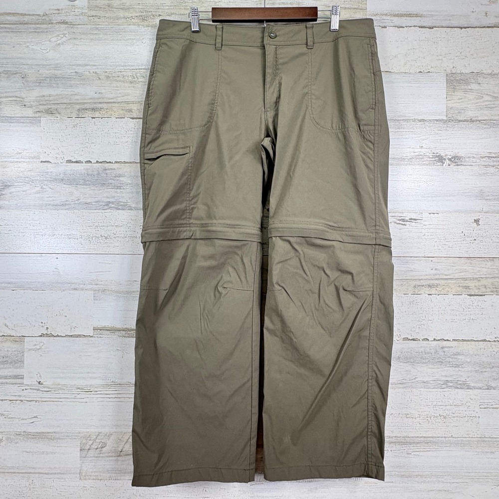Gander Mountain Guide Series Womens Convertible Hiking Pants Olive Green Size 16